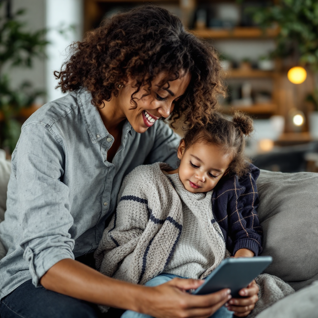 Mockup of ParentEase app on different devices